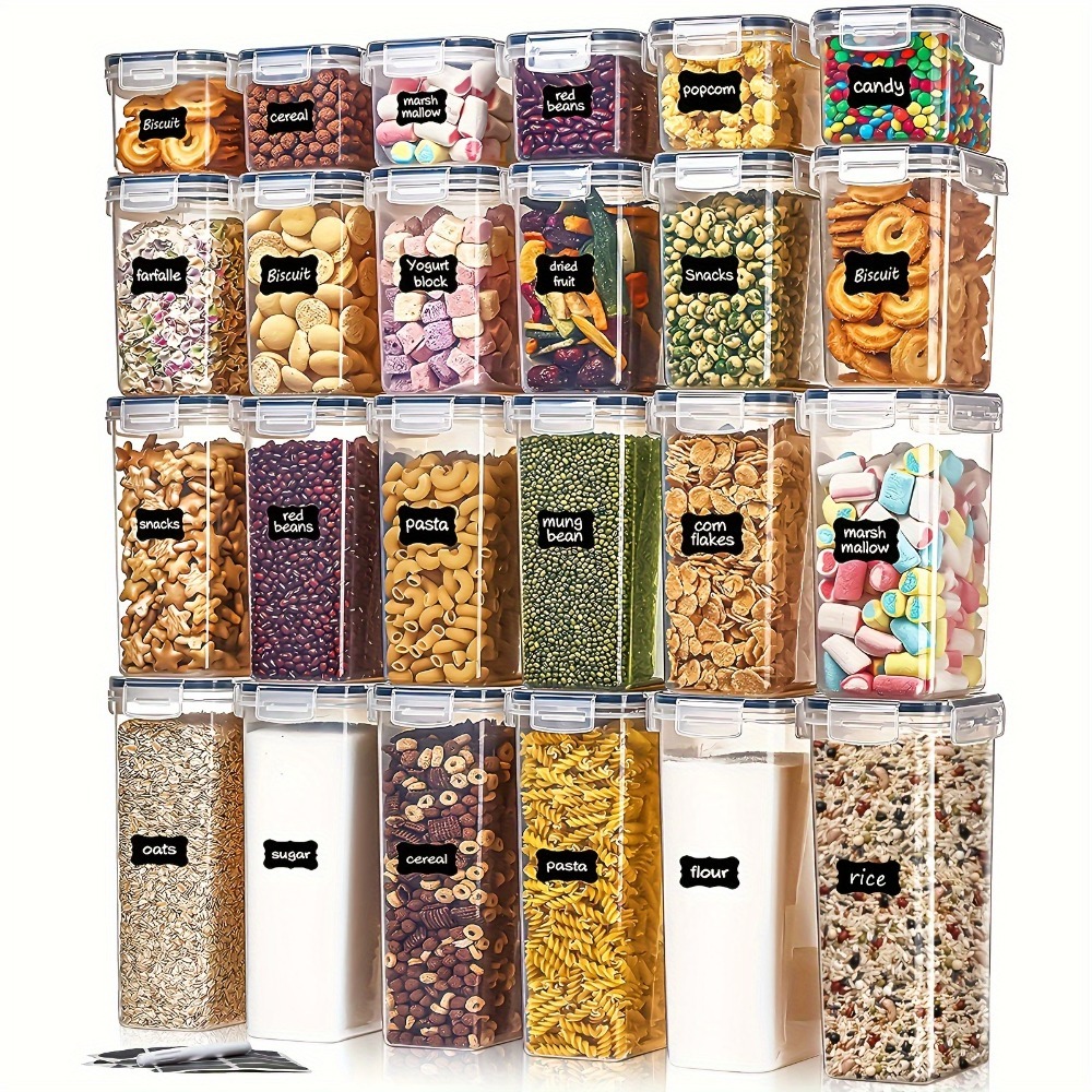 Food Storage Order - 24 قطعة من حاويات تخزين الطعام،