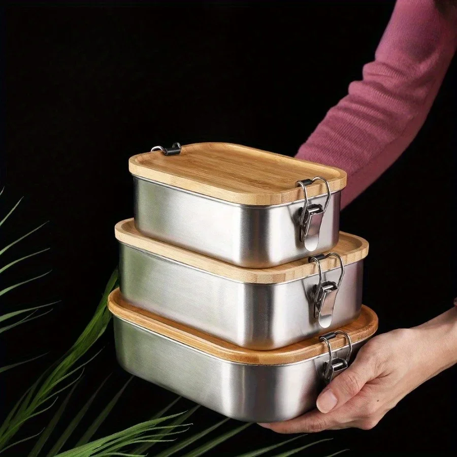 Food Storage Order - صندوق غداء جديد من الفولاذ المقاوم