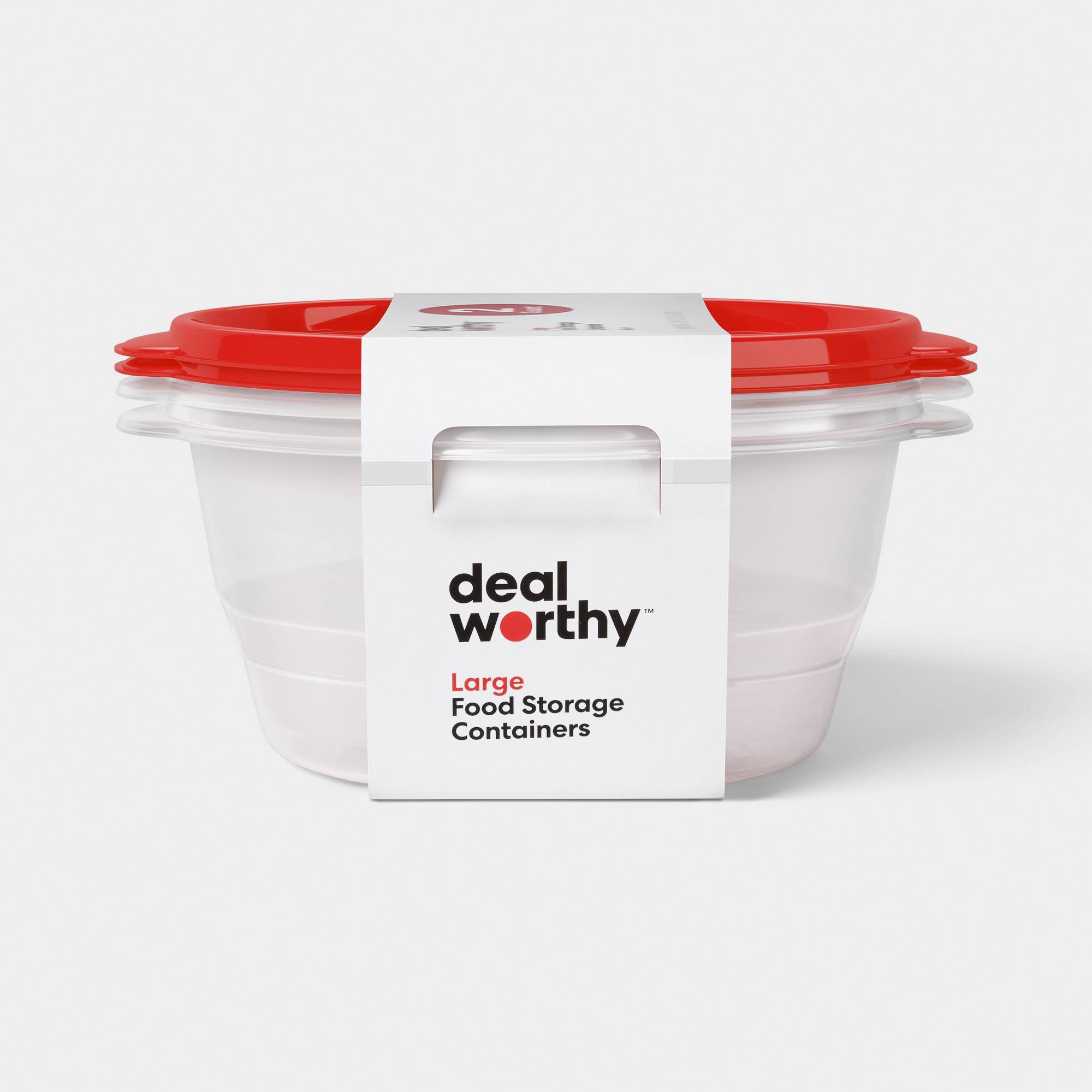 Food Storage Large - حاويات تخزين طعام كبيرة مستديرة سعة