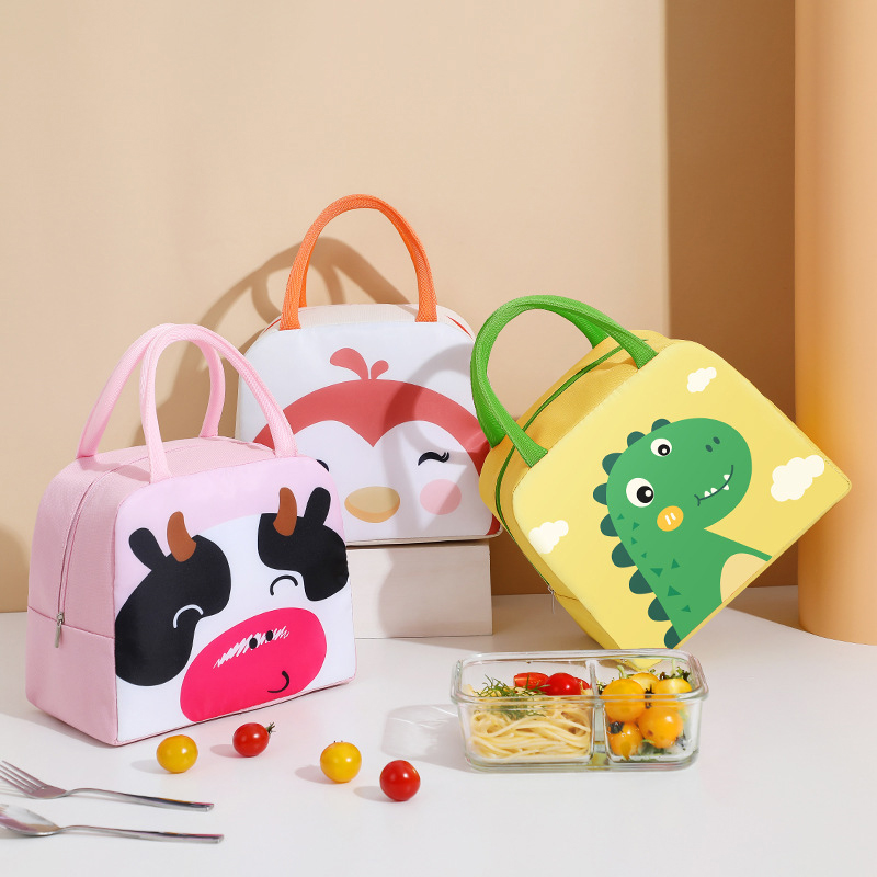 Food Storage Roll Bags - الكرتون لطيف الغداء حقيبة للأطفال الألومنيوم