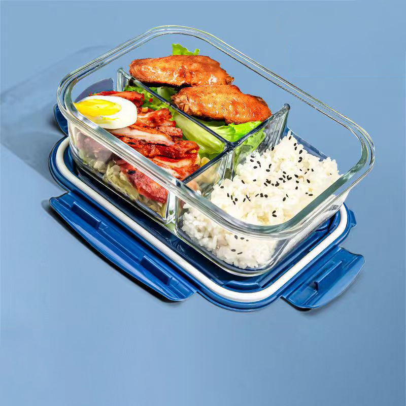Food Storage Containers Glass - نمط جديد صندوق الغداء الزجاج 1050