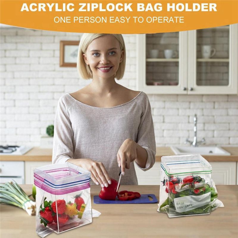عرض خاص: حامل أكياس بسحاب إغلا - مراجعة Food Storage Large وسعره