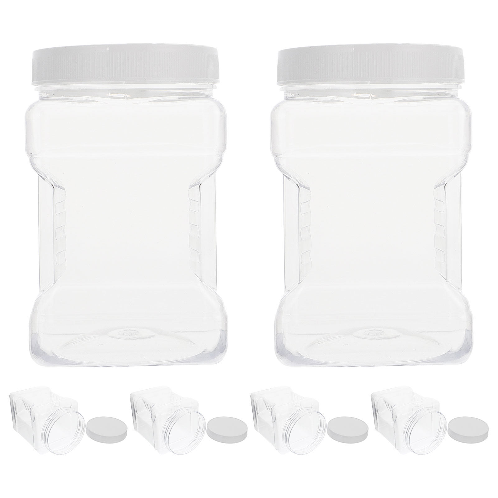 6 قطع من الحاويات البلاستيكية  - مراجعة Food Storage Square Containers وسعره