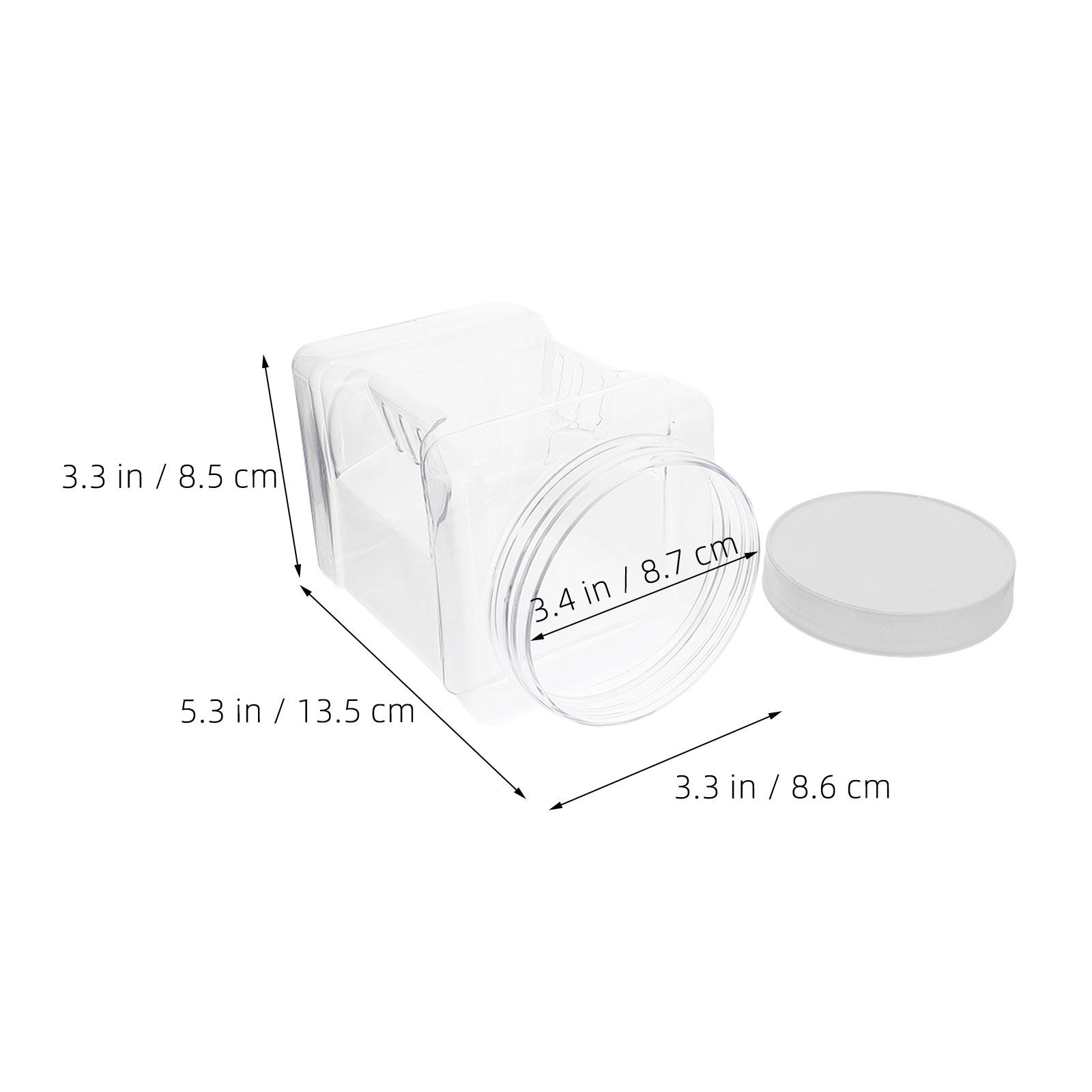 6 قطع من الحاويات البلاستيكية  - مراجعة Food Storage Square Containers وسعره