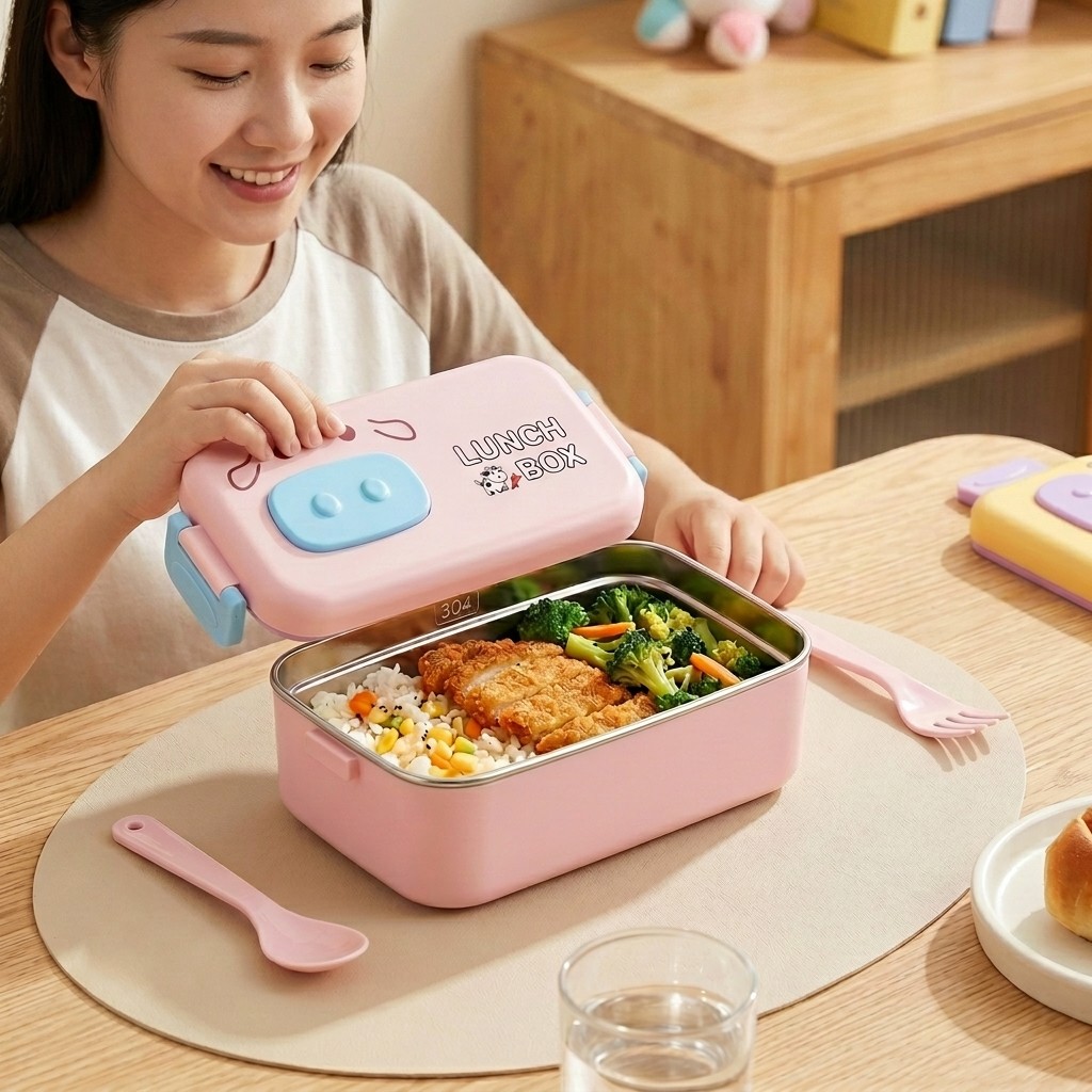 صندوق غداء للأطفال من الفولاذ  - مراجعة Food Storage Cabinet For Kitchen وسعره