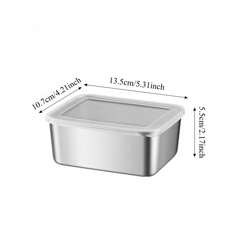 3/6 قطع من أوعية تخزين الطعام  - مراجعة Food Storage Square Containers وسعره