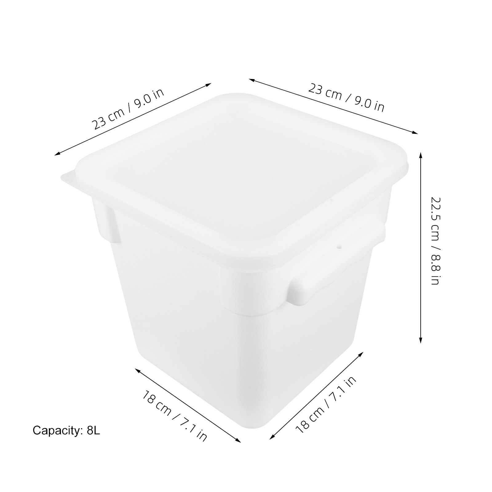 حاوية تخزين طعام بلاستيكية مرب - مراجعة Food Storage Square Containers وسعره