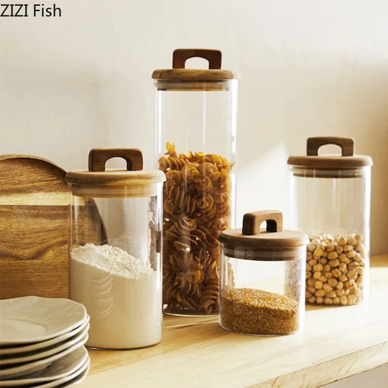 برطمان تخزين زجاجي بغطاء خشبي، - مراجعة Food Storage Lidl وسعره