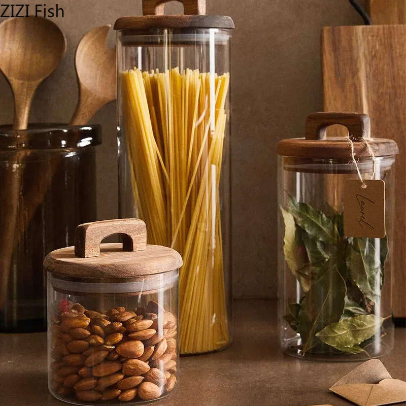 برطمان تخزين زجاجي بغطاء خشبي، - مراجعة Food Storage Lidl وسعره