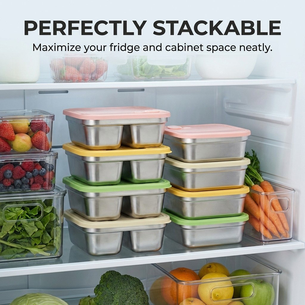 حاوية تخزين للفواكه والخضروات  - مراجعة Food Storage Large وسعره