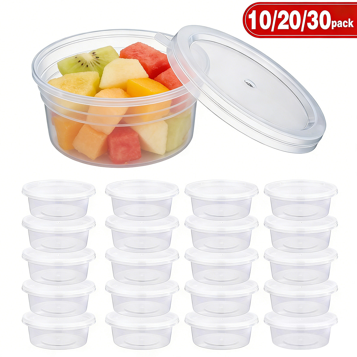 عبوات صغيرة للسلايم مع أغطية،  - مراجعة Food Storage Order وسعره