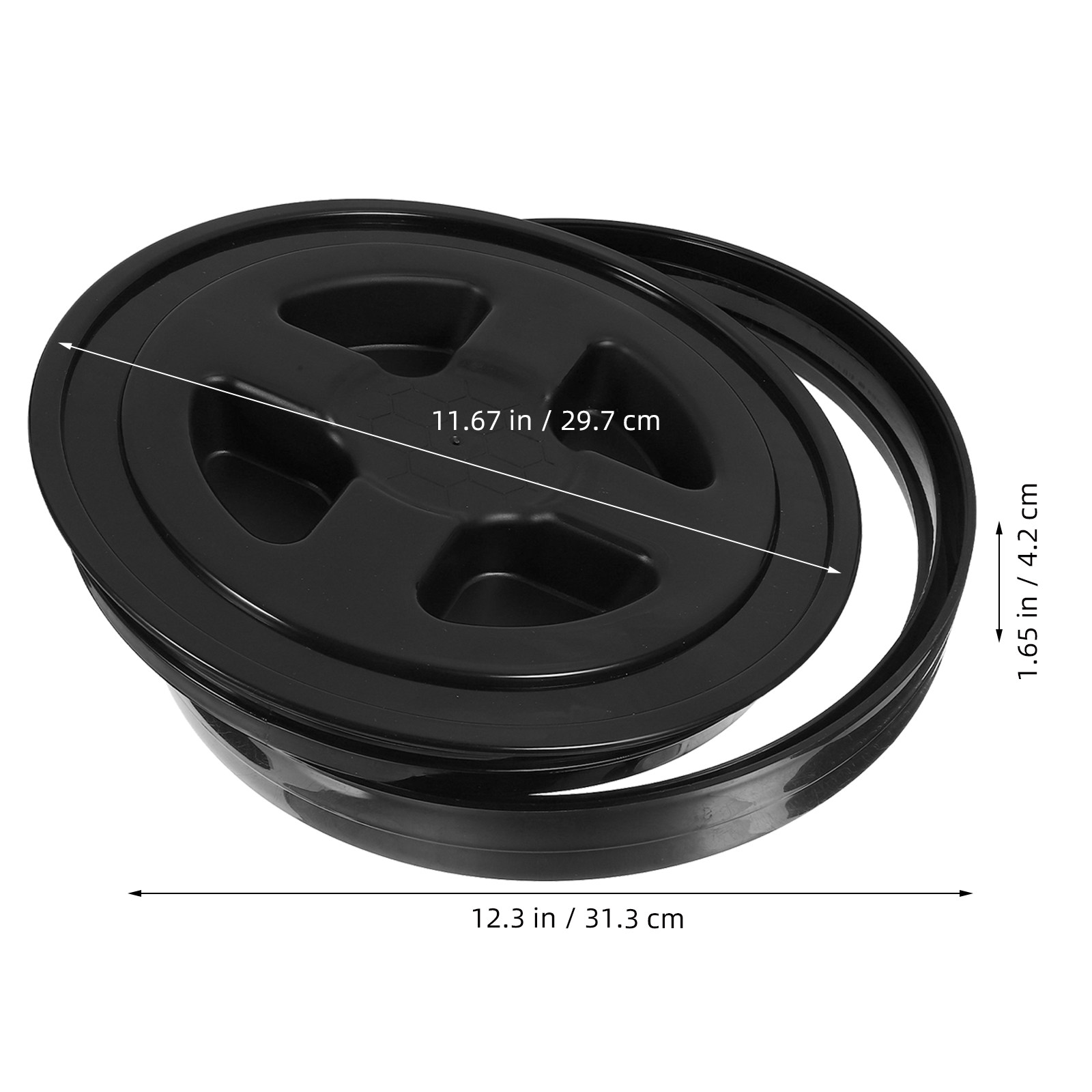 قطعتان من أغطية الدلو القابلة  - مراجعة Food Storage Pet وسعره
