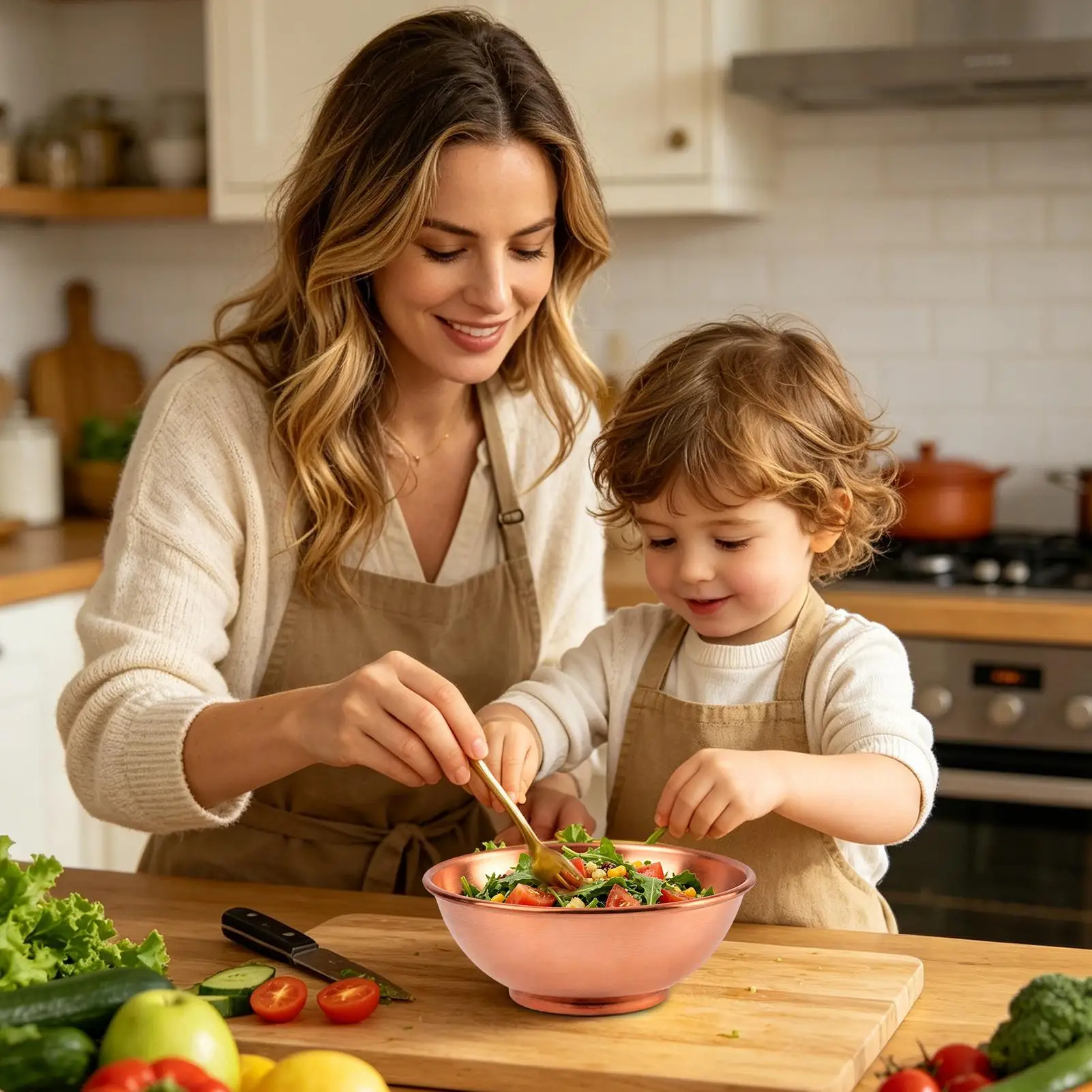 وعاء نحاسي كبير للتخزين، أطباق - مراجعة Food Storage Large وسعره