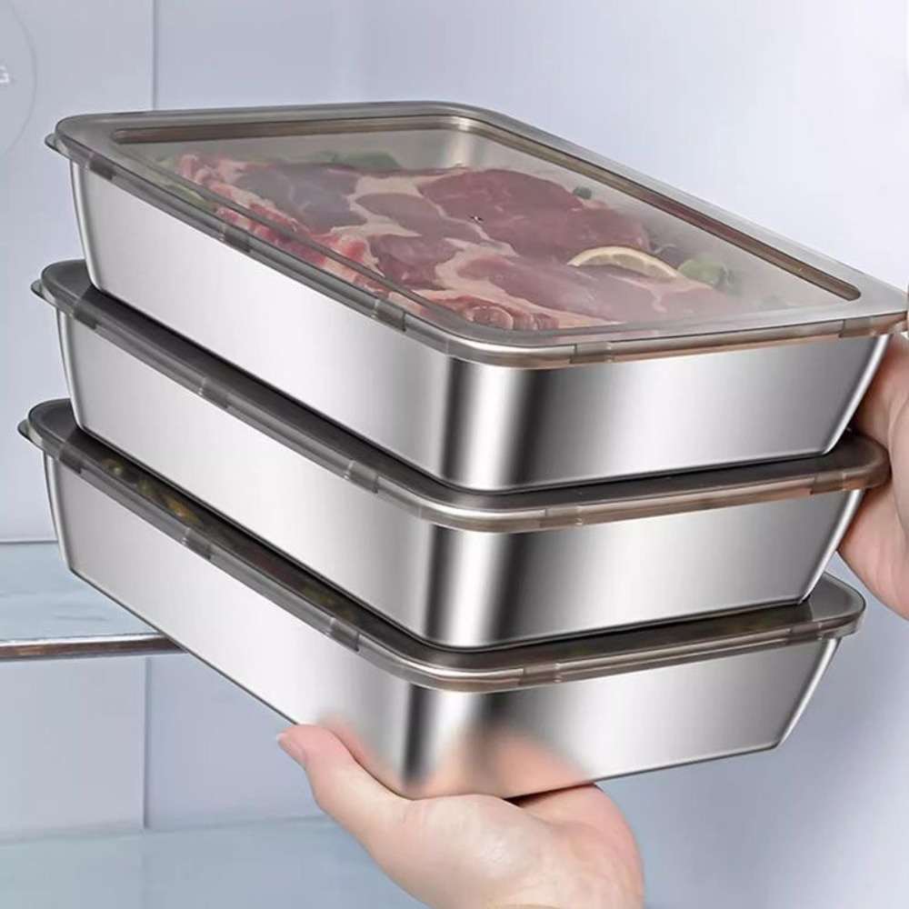 صينية تقديم من الفولاذ المقاوم - مراجعة Food Storage Order وسعره