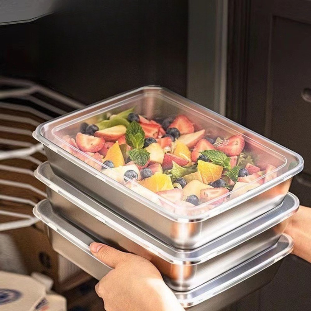 صينية تقديم من الفولاذ المقاوم - مراجعة Food Storage Order وسعره
