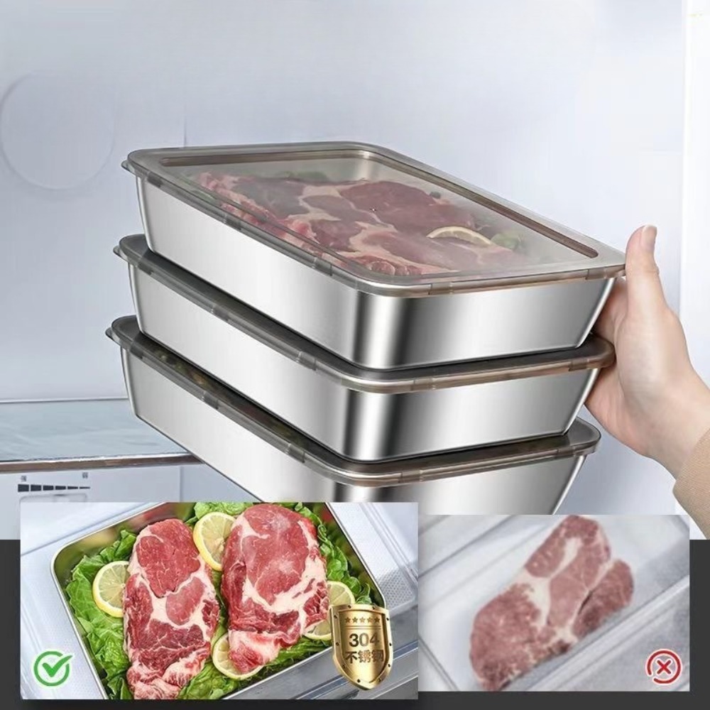 صينية تقديم من الفولاذ المقاوم - مراجعة Food Storage Order وسعره