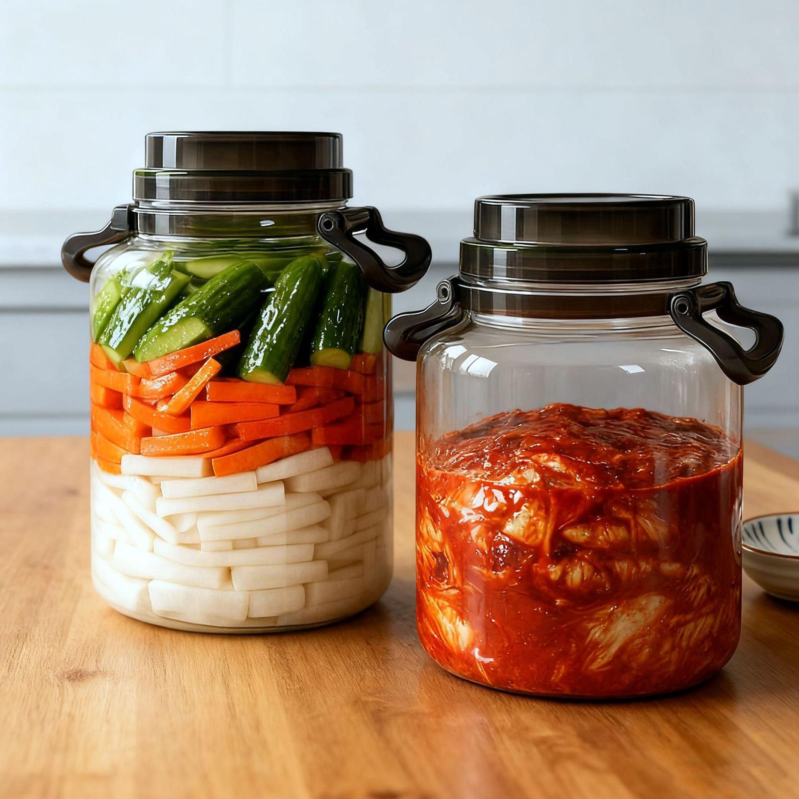 أوعية تخزين مخلل بسعة 5 لتر مع - مراجعة Food Storage Lidl وسعره