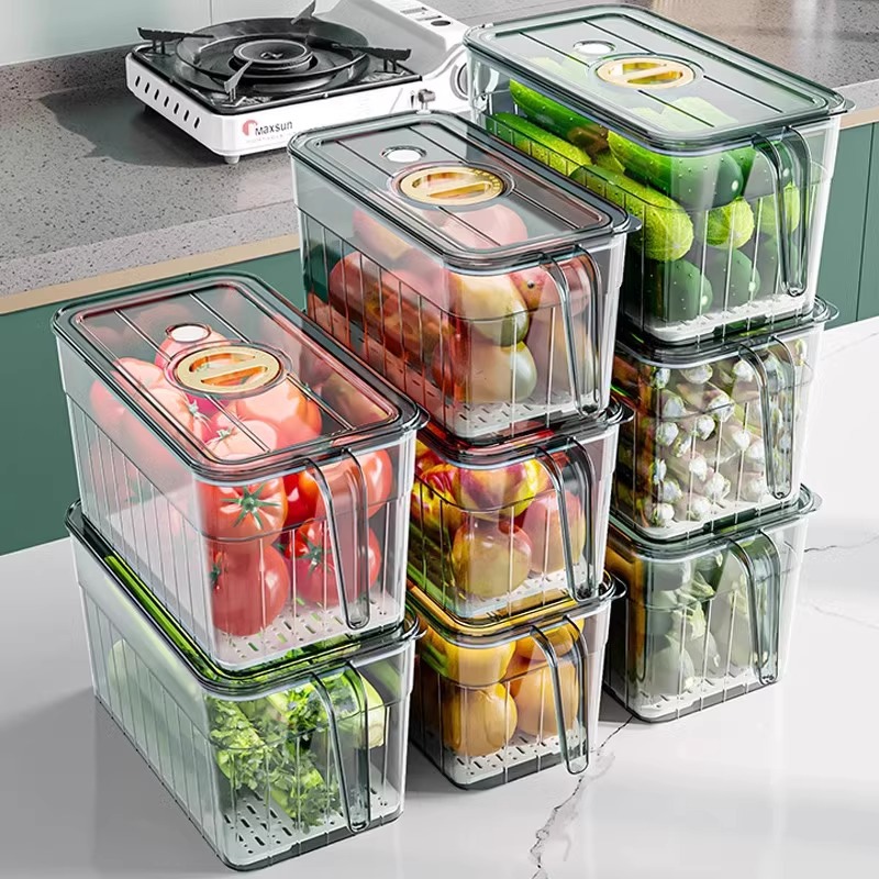 صندوق تخزين فرز الثلاجة والبيض - مراجعة Food Storage Square Containers وسعره