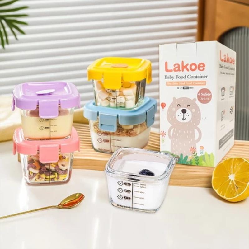 صندوق تخزين مقاوم للحرارة سبوك - مراجعة Food Storage Containers Glass وسعره