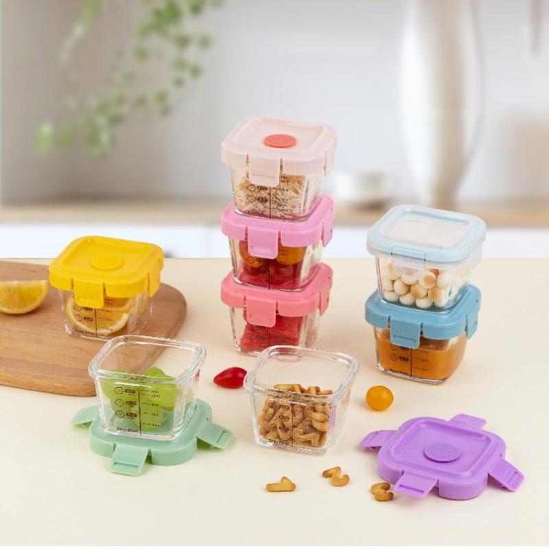 صندوق تخزين مقاوم للحرارة سبوك - مراجعة Food Storage Containers Glass وسعره
