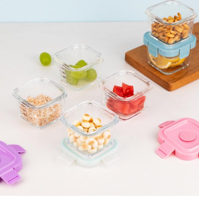 صندوق تخزين مقاوم للحرارة سبوك - مراجعة Food Storage Containers Glass وسعره