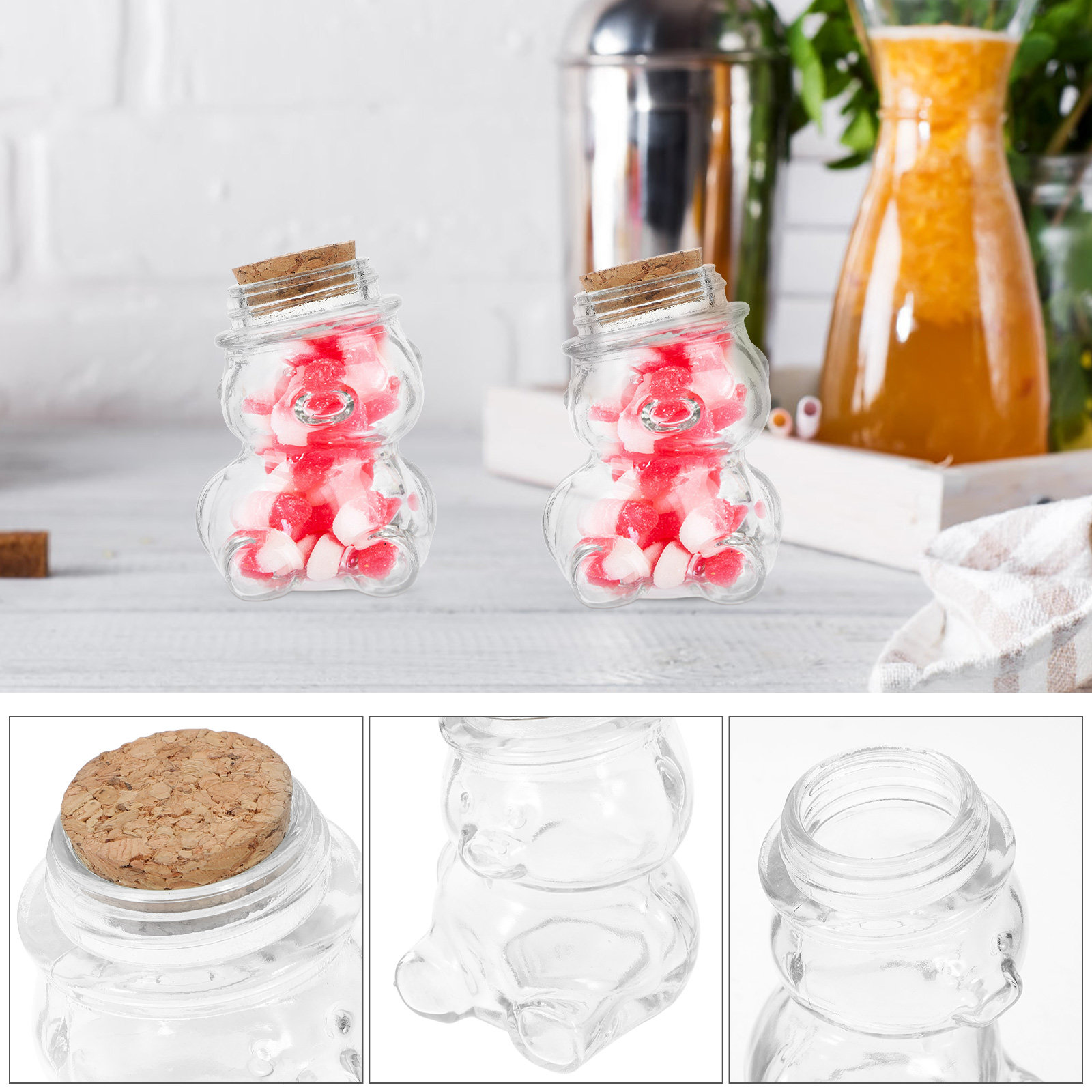 طقم من 4 أوعية زجاجية شفافة مح - مراجعة Food Storage Containers Glass وسعره