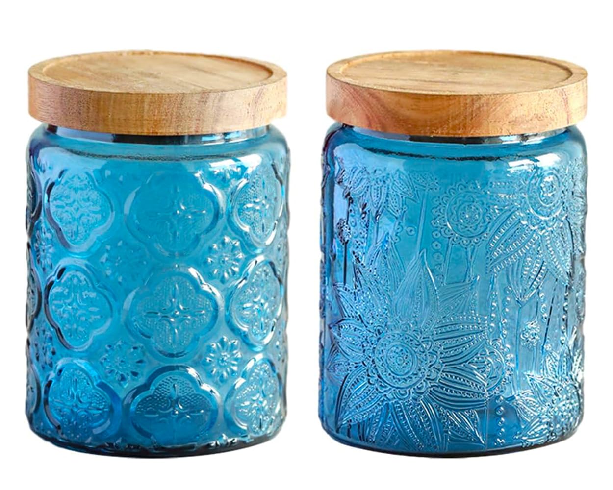 برطمان تخزين زجاجي بغطاء خشبي  - مراجعة Food Storage Containers Glass وسعره