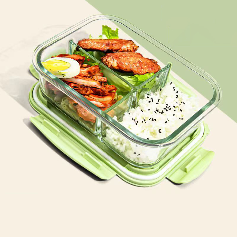 نمط جديد صندوق الغداء الزجاج 1 - مراجعة Food Storage Containers Glass وسعره